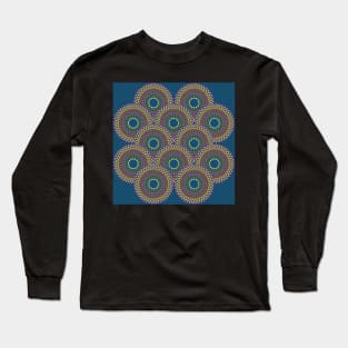 Peacock Mandala Long Sleeve T-Shirt